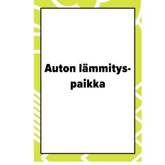 Auton lämmityspaikka Törnäväntie 24 (90050ST)